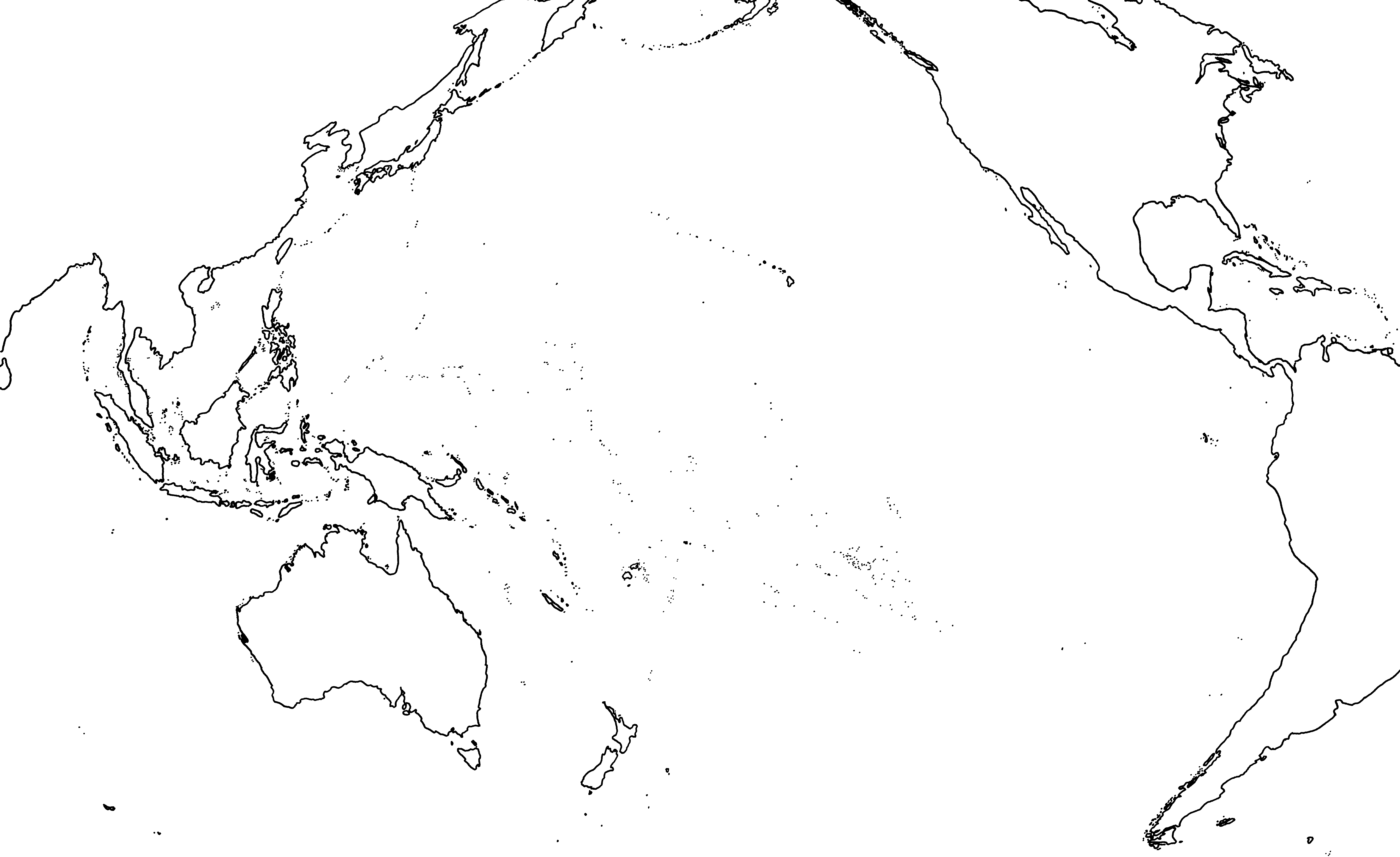 pacific ocean map coloring pages - photo #21